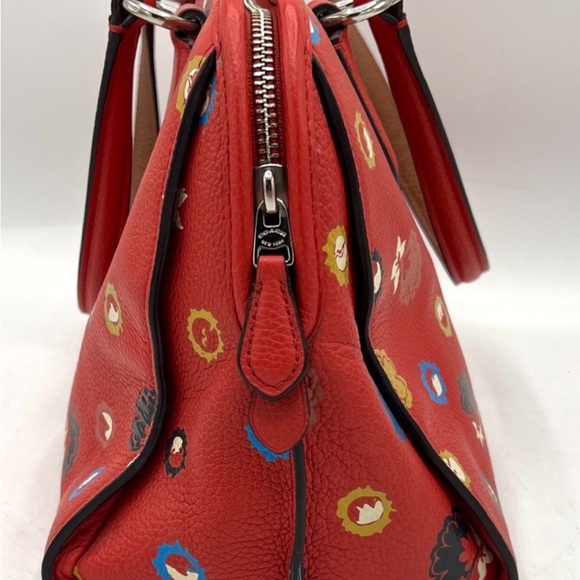 Coach Nolita Satchel In Floral Print Pebble Leather - Picture 2 of 9